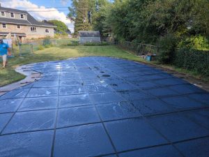 safety cover installed at the rathman residence