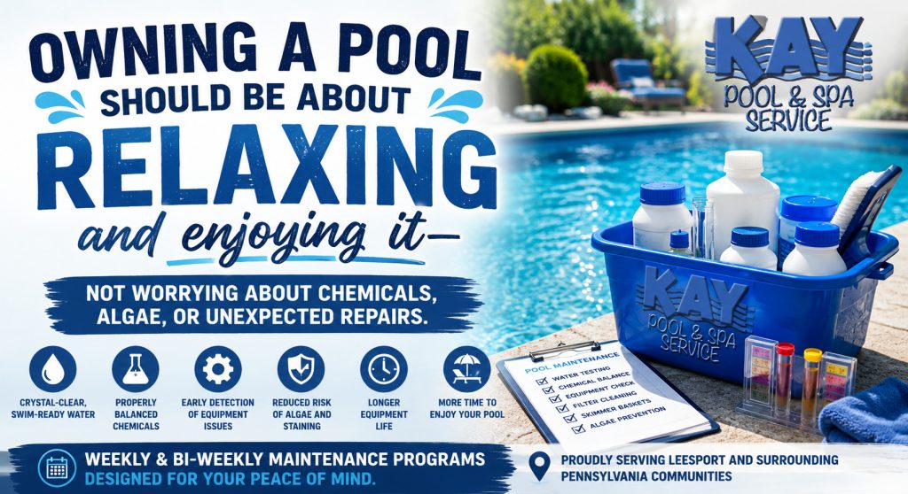 owning a pool should be about relaxing, pool maintenance tips